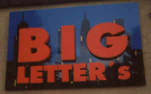 Big Letter's